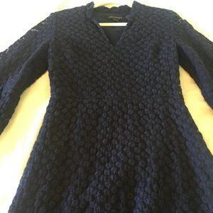 Banana Republic Dark Blue Long Sleeve Dress